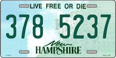NH license plate 3785237