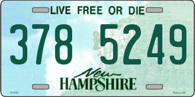 NH license plate 3785249