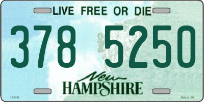 NH license plate 3785250