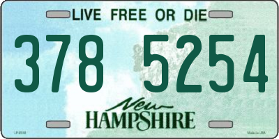 NH license plate 3785254
