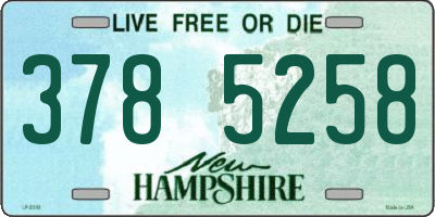 NH license plate 3785258