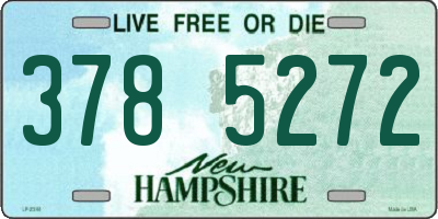 NH license plate 3785272