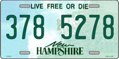 NH license plate 3785278