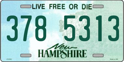 NH license plate 3785313