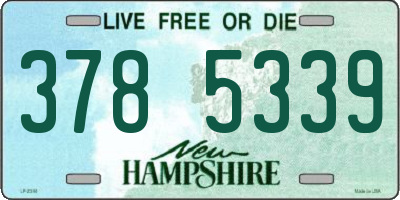 NH license plate 3785339