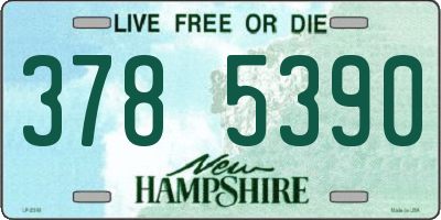 NH license plate 3785390