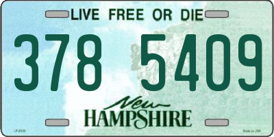 NH license plate 3785409