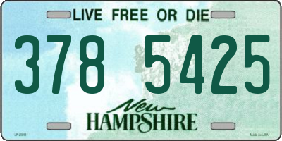 NH license plate 3785425