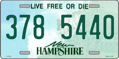 NH license plate 3785440