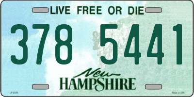 NH license plate 3785441