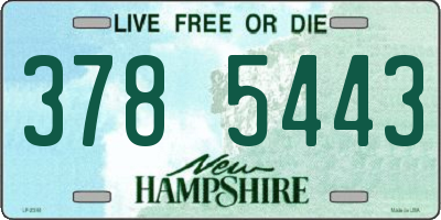 NH license plate 3785443