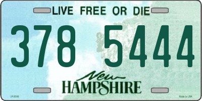 NH license plate 3785444