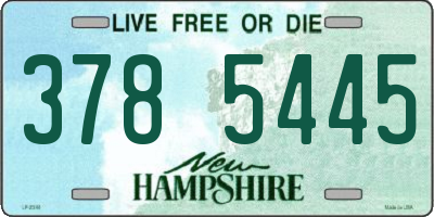 NH license plate 3785445
