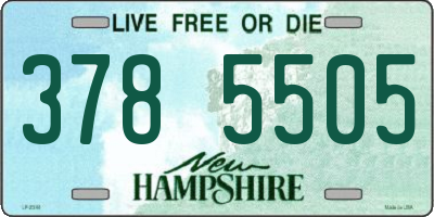 NH license plate 3785505