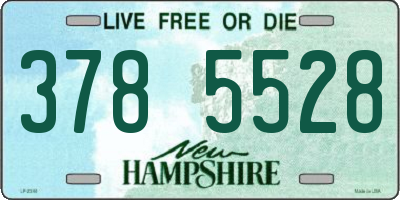 NH license plate 3785528