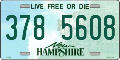 NH license plate 3785608