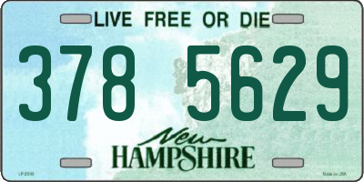 NH license plate 3785629