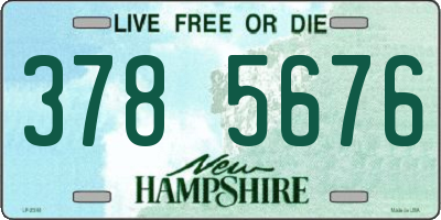 NH license plate 3785676