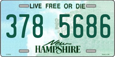 NH license plate 3785686
