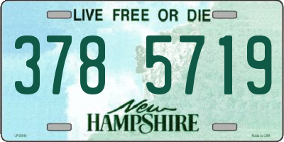 NH license plate 3785719