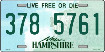 NH license plate 3785761