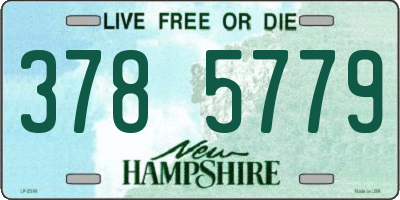 NH license plate 3785779