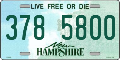 NH license plate 3785800
