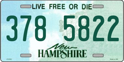 NH license plate 3785822
