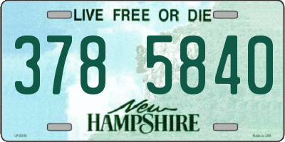 NH license plate 3785840
