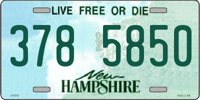 NH license plate 3785850