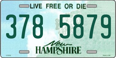 NH license plate 3785879