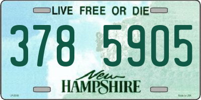 NH license plate 3785905