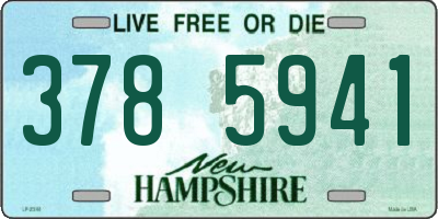 NH license plate 3785941