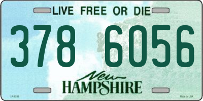 NH license plate 3786056