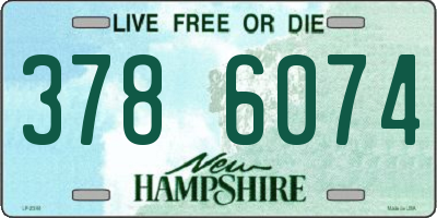NH license plate 3786074