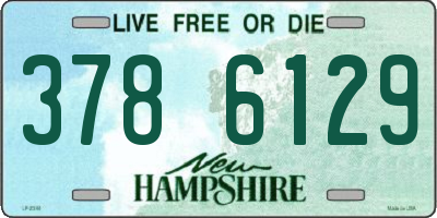 NH license plate 3786129