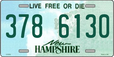 NH license plate 3786130