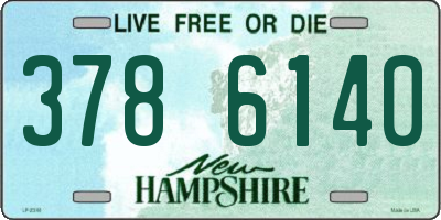NH license plate 3786140