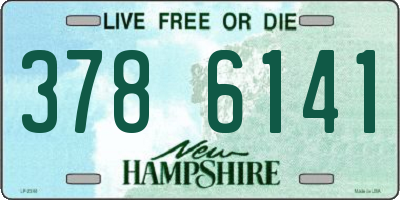 NH license plate 3786141