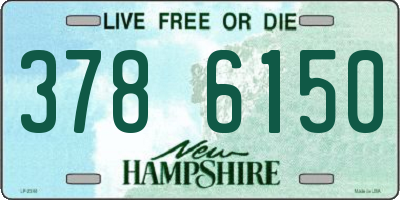 NH license plate 3786150