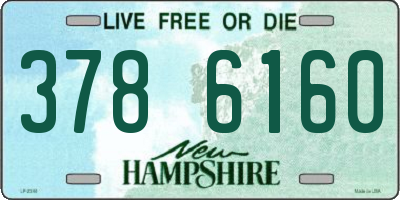 NH license plate 3786160