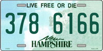NH license plate 3786166