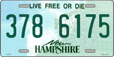 NH license plate 3786175