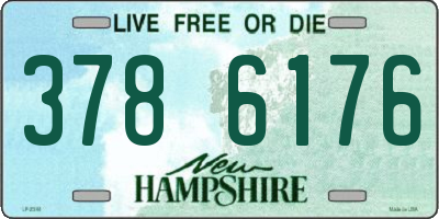 NH license plate 3786176