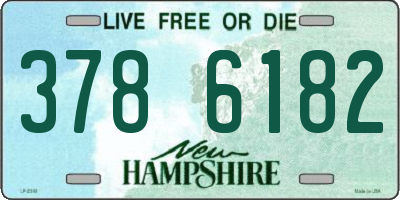 NH license plate 3786182