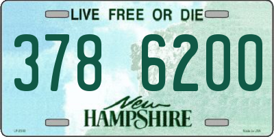 NH license plate 3786200