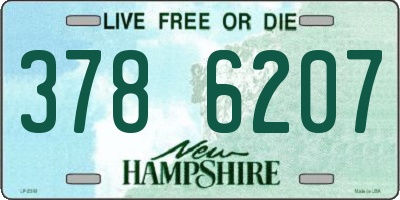 NH license plate 3786207