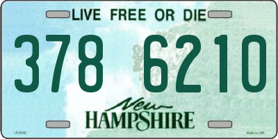 NH license plate 3786210