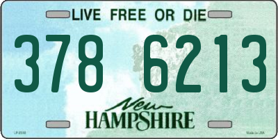 NH license plate 3786213