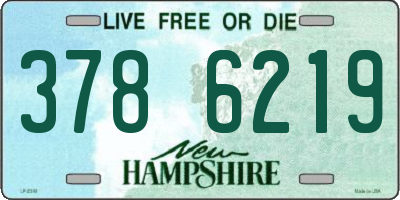 NH license plate 3786219